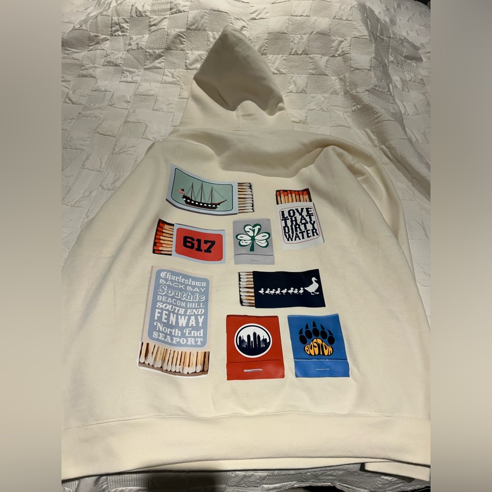 Women’s plus size graphic ‘Boston’ Hoodie